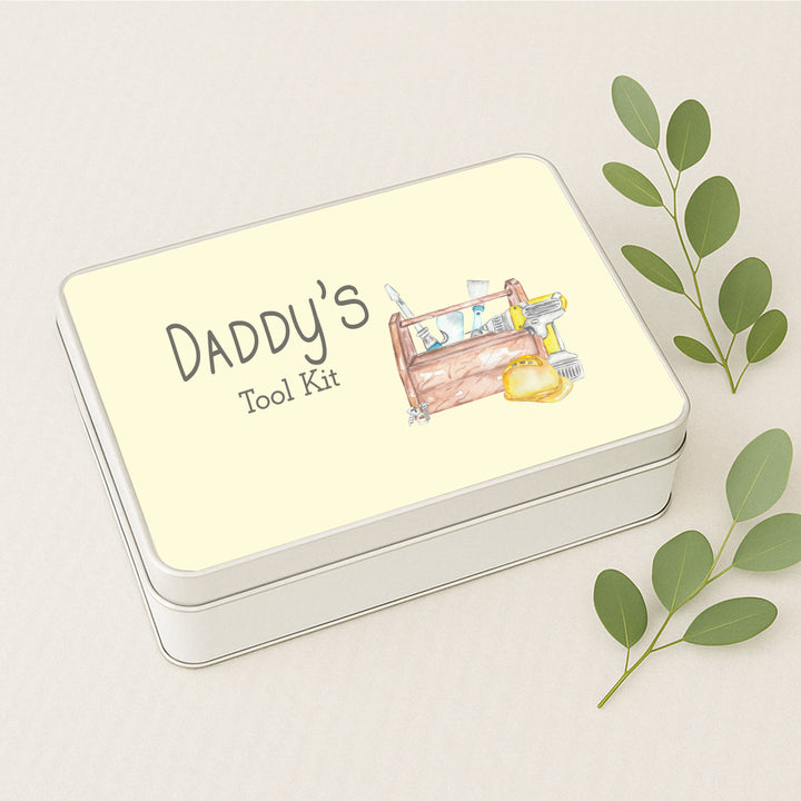Personalised Dad's Tool Kit Gift Tin