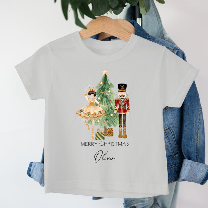 Personalised Nutcracker Christmas Children's T-shirt