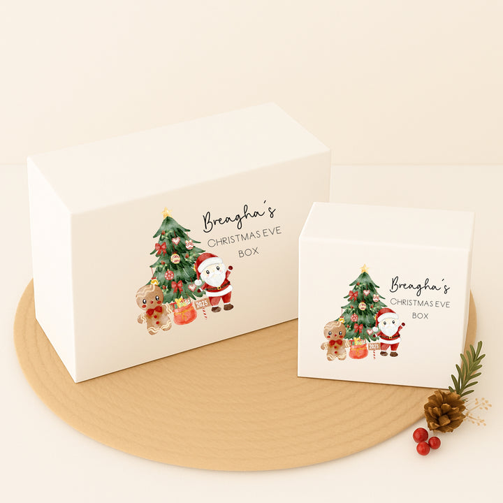 Personalised Santa and Gingerbread Man Christmas Eve Box